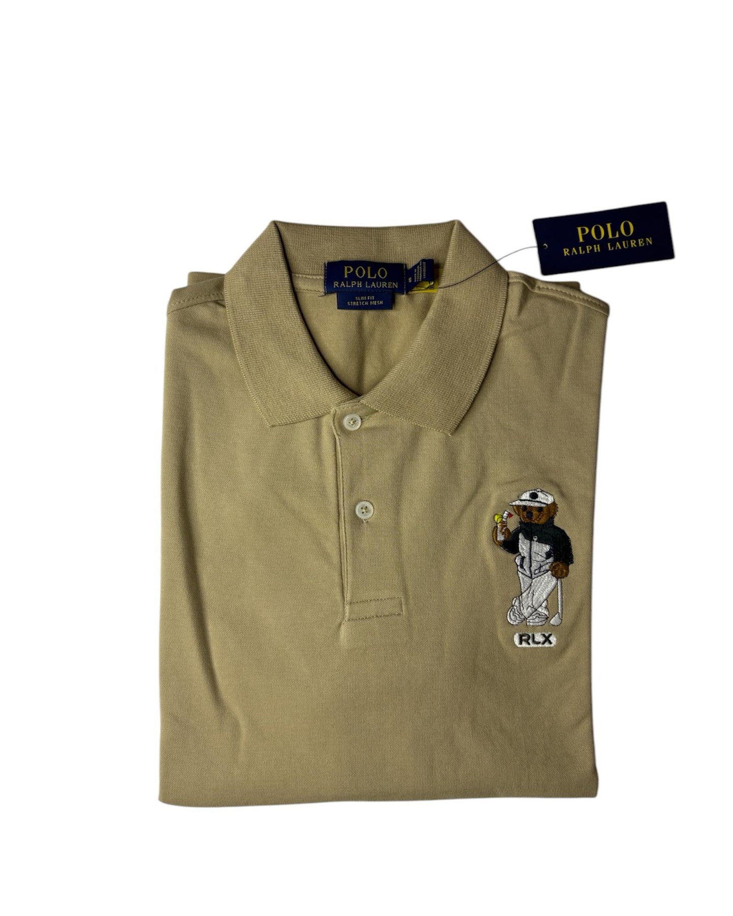 RAL.PH LAU.REN POLO T-SHIRT | BIEGE