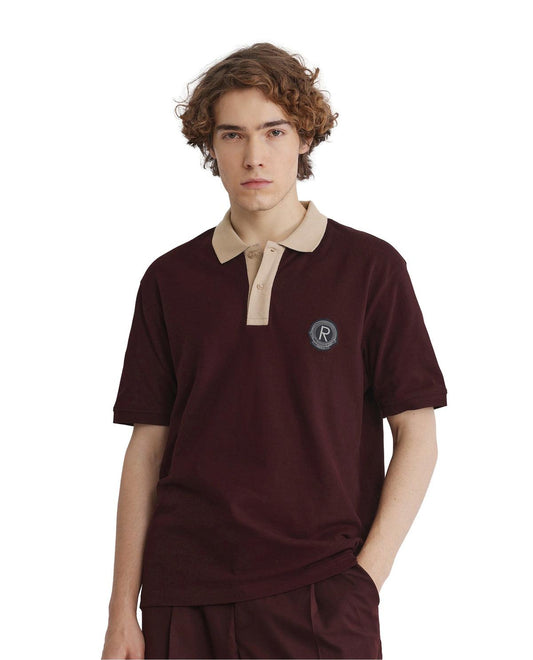 RA.RE RAB.BIT POLO T-SHIRT | MAROON